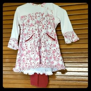 Girls 12-18 months rabbitmoon outifit